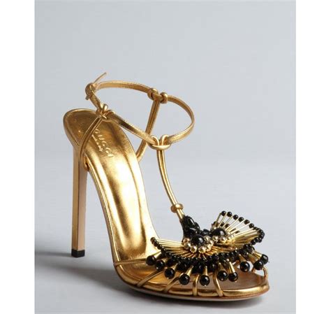 gucci goldeenn heel|Gucci heels open toe.